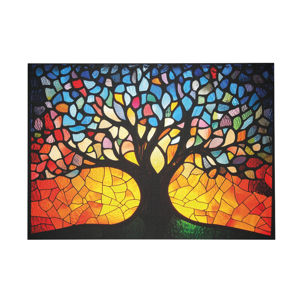 Stained Glass Tree 1000 pcs