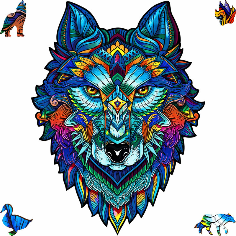 Buy wooden puzzle "Wolf" - Unidragon